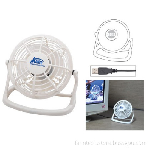 Mini USB Drive Fan with Custom Logo for Promotional Gift Use Giveaways Gadgets for Events